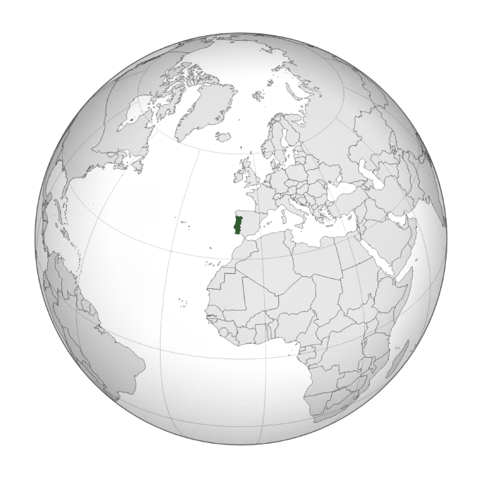 portugal_on_globe_map source wikimedia cc by-sa 3.0 adapted